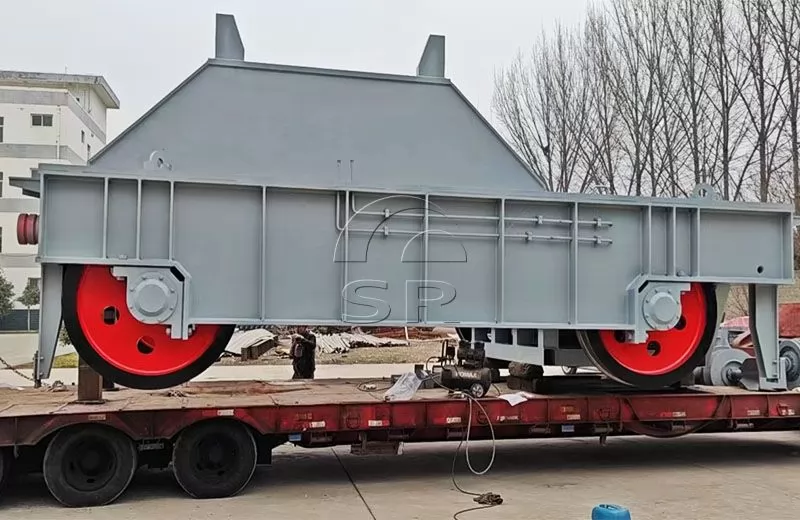 Voiture de transfert de poches de métal chaud